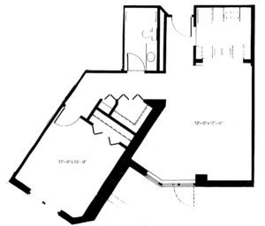floor plan for a two bedroom apartment