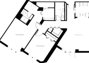 2bedroom arlington floorplan