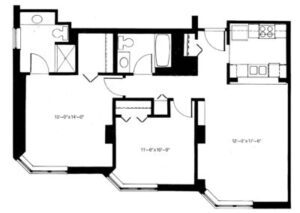2bedroom canterbury floorplan
